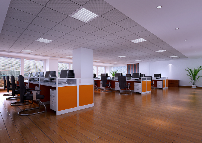 橙白双色在上海办公室装修设计中的审美探讨